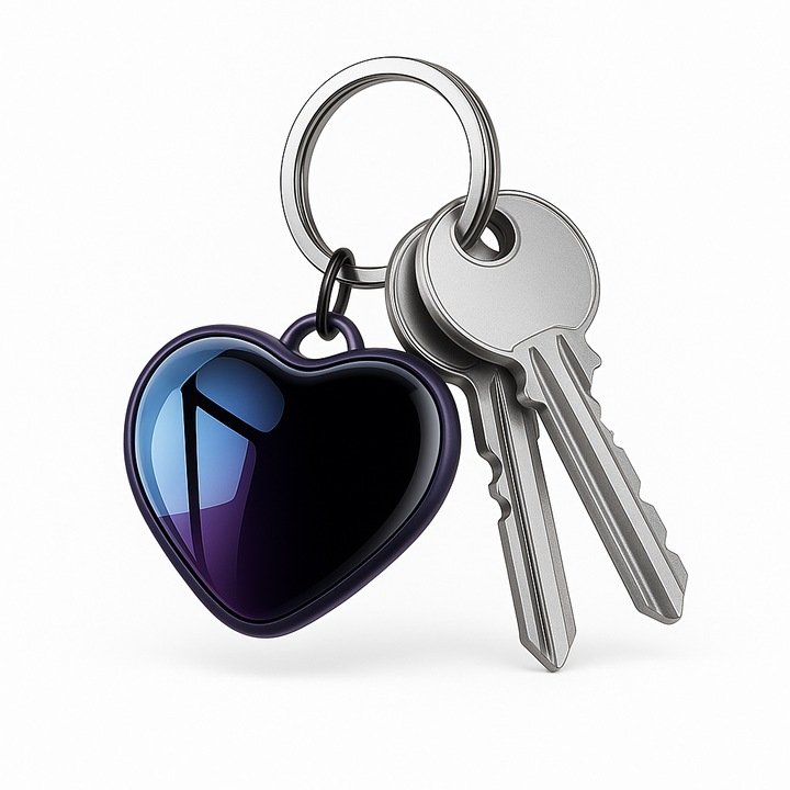 Reportofon spion profesional ZeroSecrets Q66 8GB – design elegant tip medalion inima, 96h inregistrare, activare vocala, sunet clar DSP, baterie reincarcabila – ideal pentru studenti, interviuri, sedinte, jurnalisti, anchete – negru