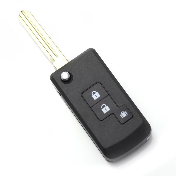 Carcasa cheie auto pentru Nissan, tip briceag, cu 2+1 butoane, Gaudi House
