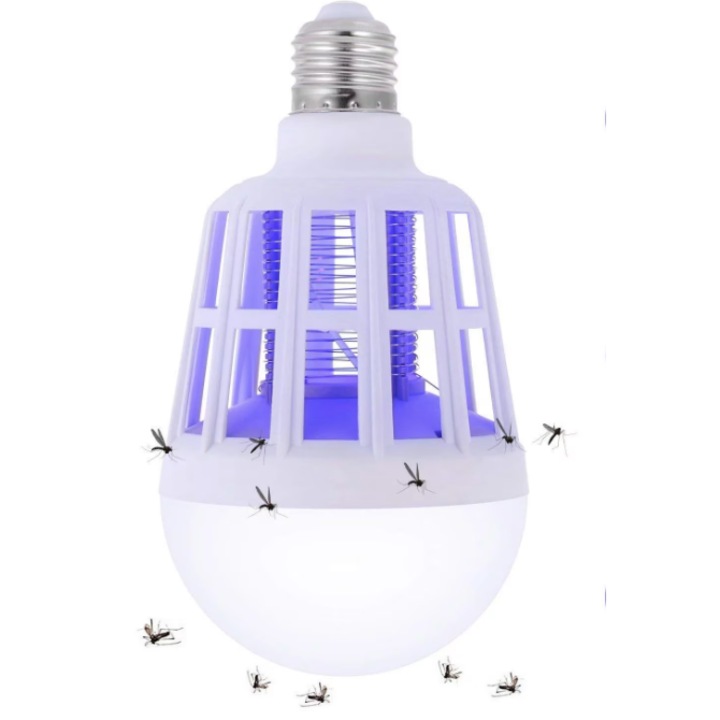 UV лампа против насекоми с бяла светлина 12W