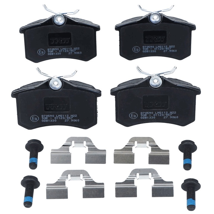 Комплект спирачни накладки TRW GDB1330 за дискова спирачна система, 30x15x10 см