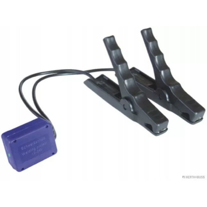 Túlfeszültségvédő, Herth+Buss Elparts, 12V/24V, 300mm x 40mm x 50mm, LED-del