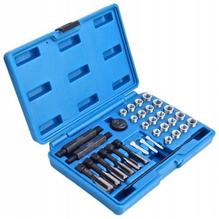 Комплект за ремонт на резба на свещи Asta S-GP33TK, M8x1.0, M10x1.0, M10x1.25, M12x1.25