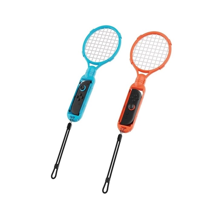 Rachete de tenis IPega SW2054 pentru controler Joy-Con, Nintendo Switch 2, rosu/albastru