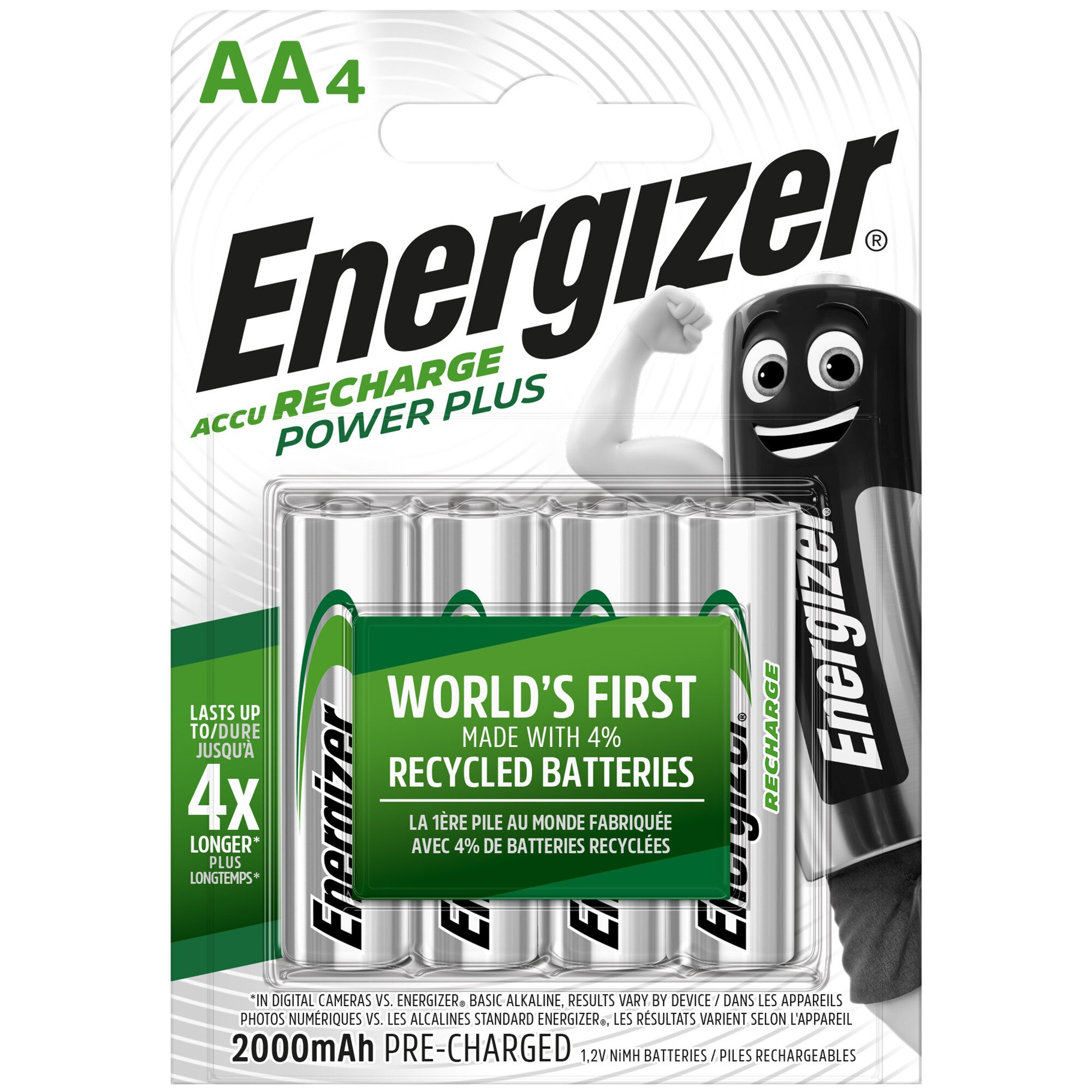 Set 6 acumulatori Energizer Power Plus AA R6 1,2V 2000mAh - eMAG.ro