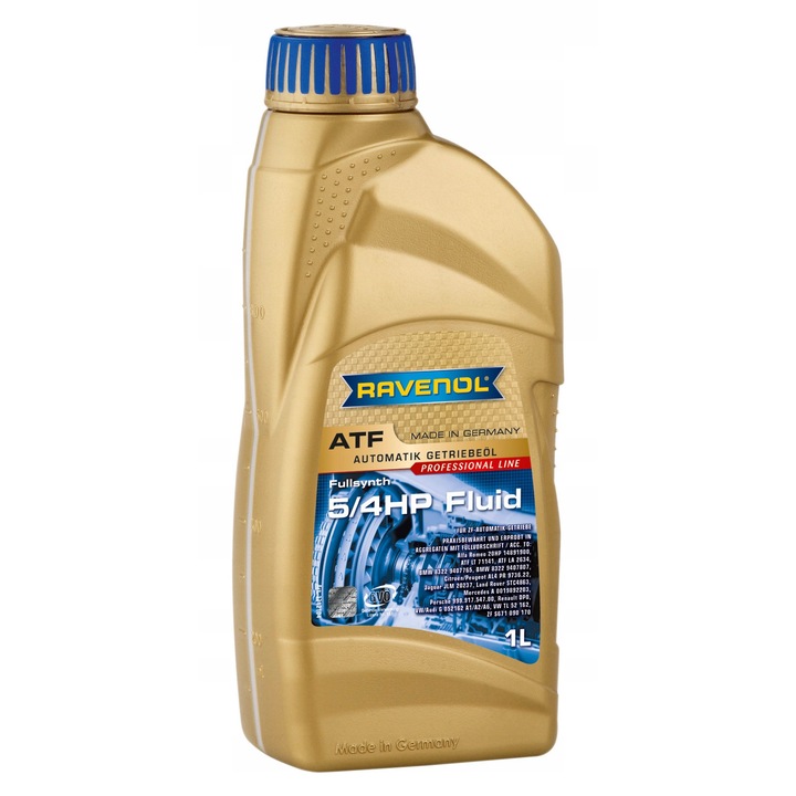 RAVENOL ATF 5/4 HP Fluid 1L váltóolaj, ZF automata sebességváltókhoz, maximális védelem, hőstabilitás