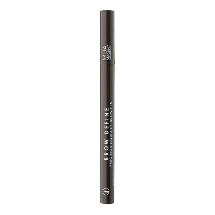 Stilou lichid pentru sprancene MUA Brow Define, maro inchis, 1g
