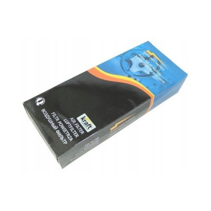 Filtru de aer, Kraft, 389x186,5x58mm, pentru VW Touareg 11.2002