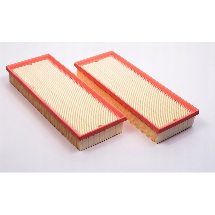 Filtru aer set 2 bucati Kraft 134x354x48mm pentru Mercedes CLK C209/A209, CLS C219, C W203/W204, E W211/W212, G W463, M W164, R, S W220/W221, SLK