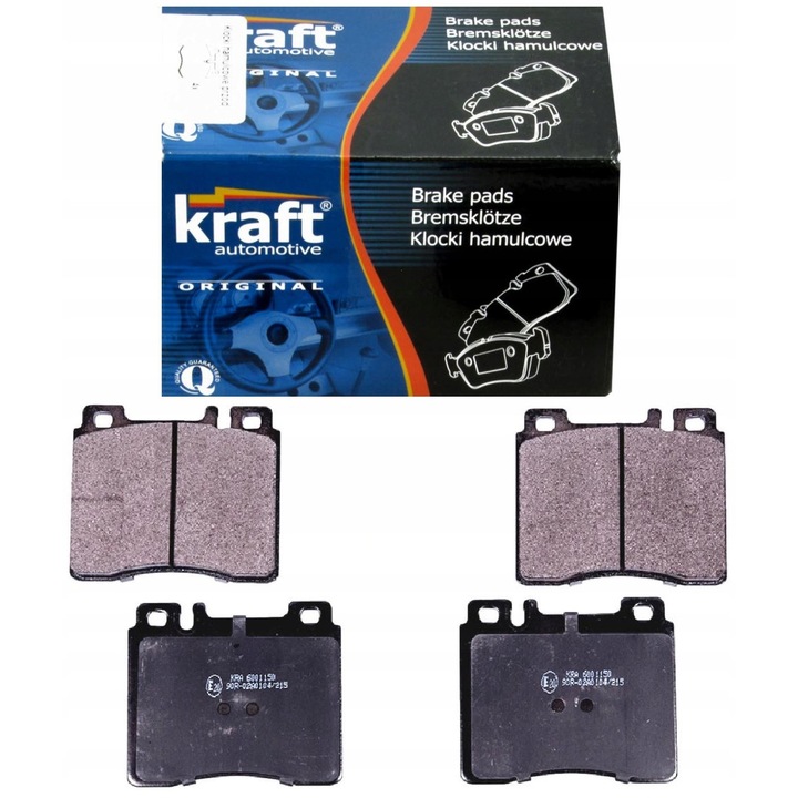Fékbetétek, Kraft Automotive, fata, 1 pár készlet, RENAULT CLIO IV 4-hez