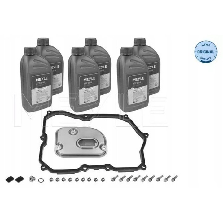 Alkatrészkészlet, MEYLE, 100 135 0107, automata sebességváltó olajcsere, 6 l, VW 09M, TF-62SN, AQ450-hez