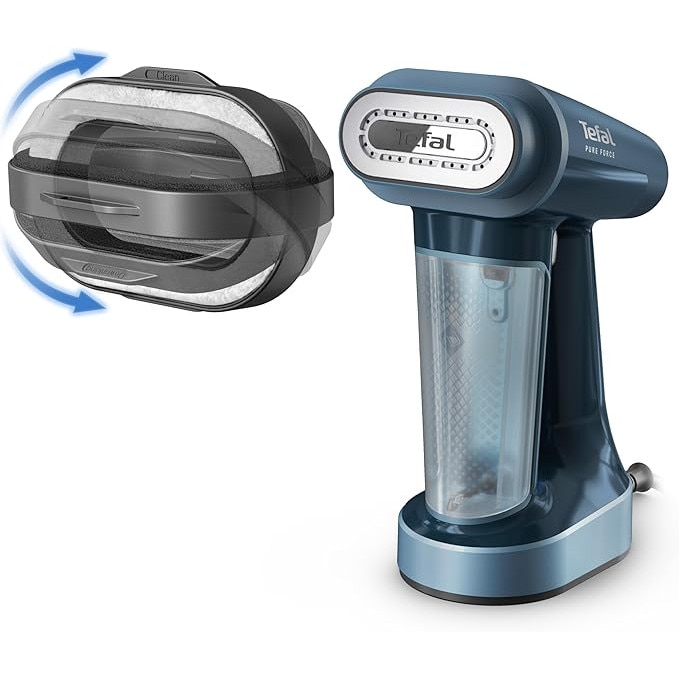 Aparat de calcat Tefal DT8755E0 Pure Force Perie cu Abur 3-in-1