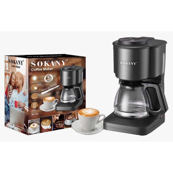 Aparat profesional de cafea Sokany SK 124 putere 950W