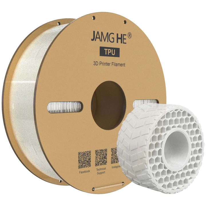 Filament Jamghe TPU-95A átlátszó 1 kg