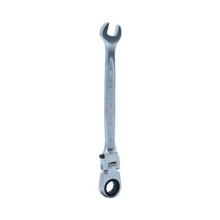 Cheie plata cu clichet KS Tools, cromata, 8mm, lungime 127mm, set