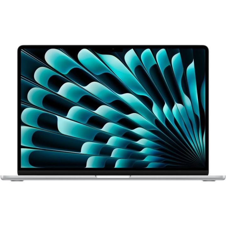 Лаптоп Apple MacBook Air 15, Apple M4, 10-ядрен процесор, 15.3" Liquid Retina, 16GB, 256GB SSD, Apple M4 10-ядрен графичен процесор, Mac OS, INT Layout, сребрист + 70W мрежов адаптер
