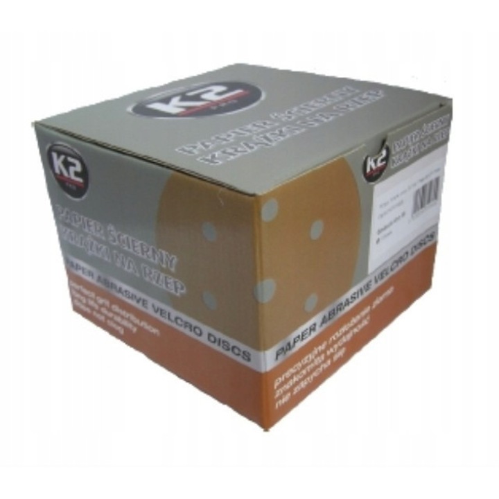 Csiszolókorongok K2, 150 mm, 6+1 lyuk, 40-es szemcseméret, készlet