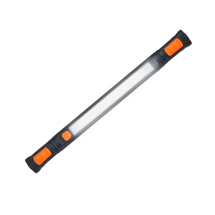 Lampa de lucru LED, Osram, model LEDIL407, 1000lm, acumulator litiu-ion, 500x50x48mm, negru/orange