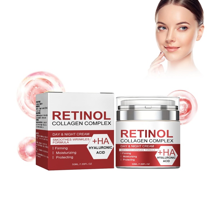 Crema de fata retinol, 1 pachet, crema de umiditate cu retinol, hidratanta, anti-imbatranire, 30g