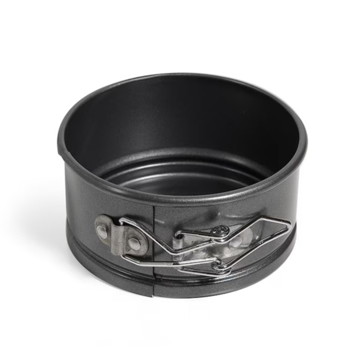 Tava de copt metalica Zanox®, cu suprafata neaderenta si baza detasabila, 11.5 x 4.5 cm