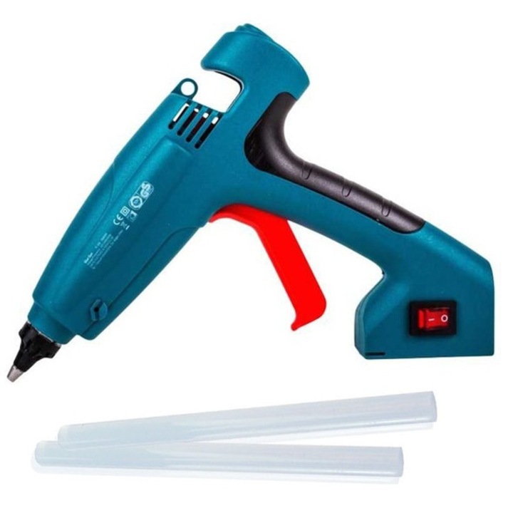 Пистолет за горещо лепило Zanox® с подвижен кабел и 2 силиконови пръта 11 мм, включени