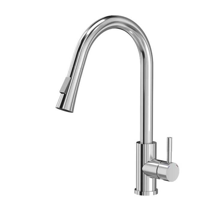 Quadron Julia konyhai csaptelep, kihúzható, krómozott kifolyócső