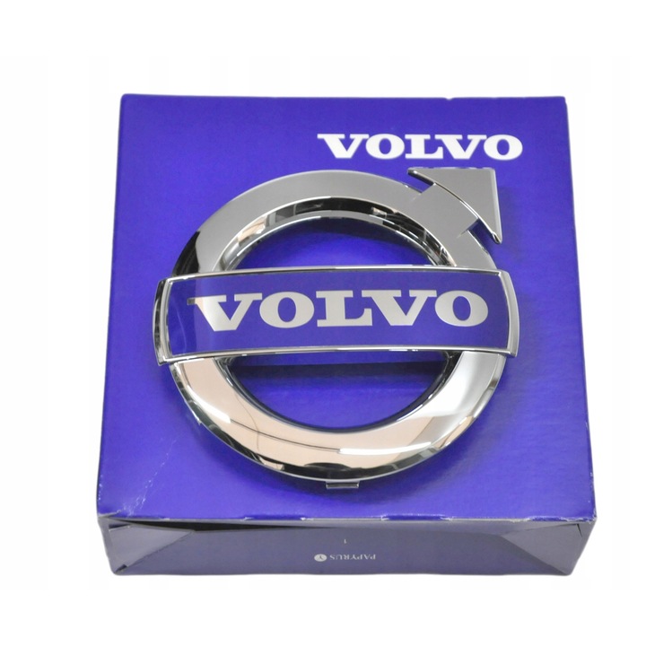 Volvo hűtőrács embléma, 125 mm, króm, C30, C70, S40, V50, S60, V60 modellekhez