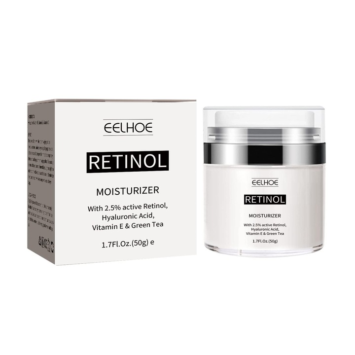 Retinol crema pentru fata, Crema de umiditate 50g, crema de retinol, gel de ingrijire faciala hidratanta, crema anti-fold, crema hidratanta pentru pielea sensibila