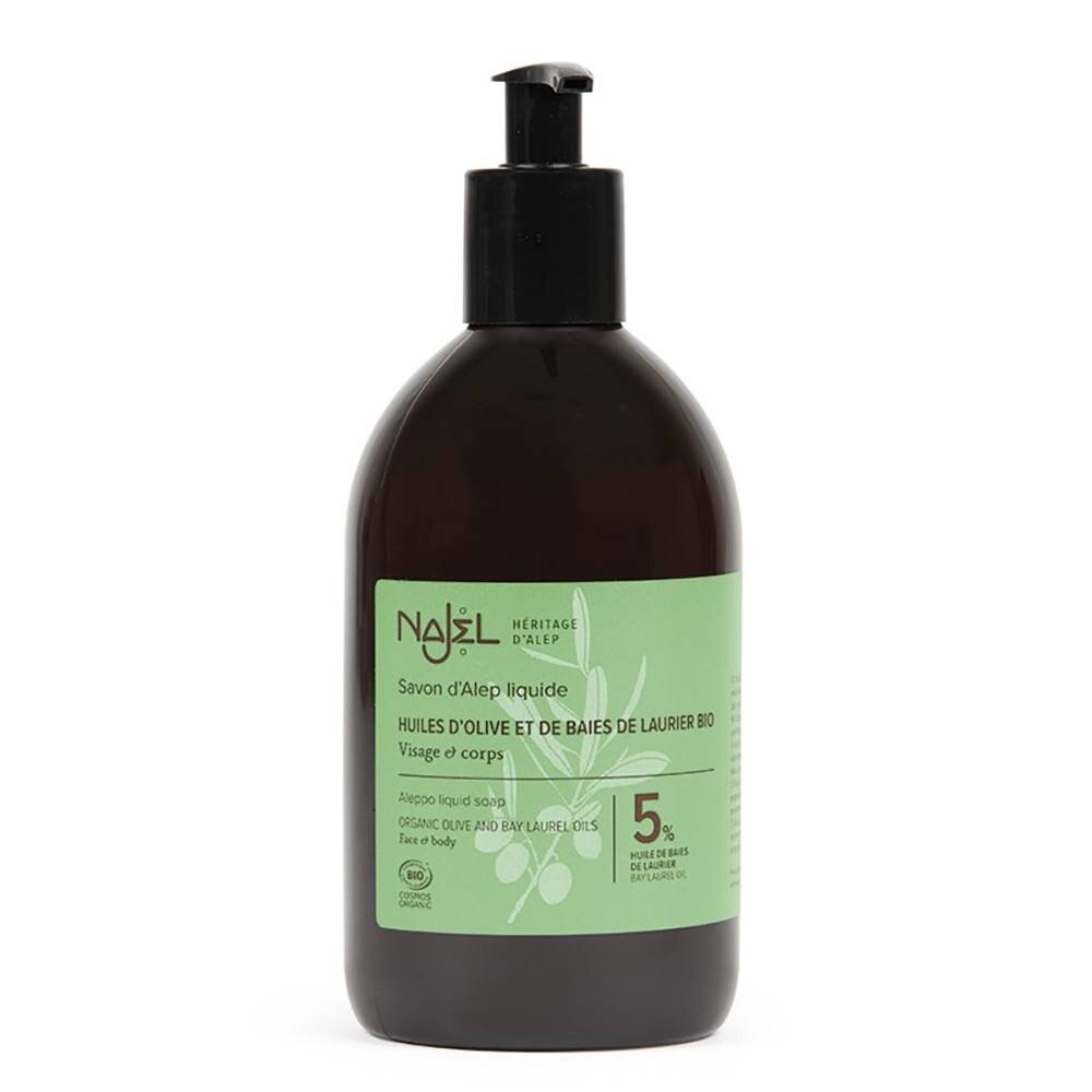 Sapun de Alep bio lichid, Najel, 500ml