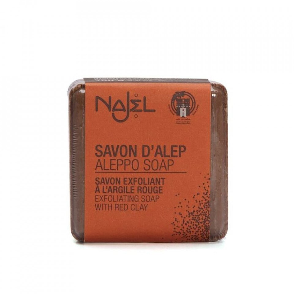 Sapun de Alep cu argila rosie Najel 100g