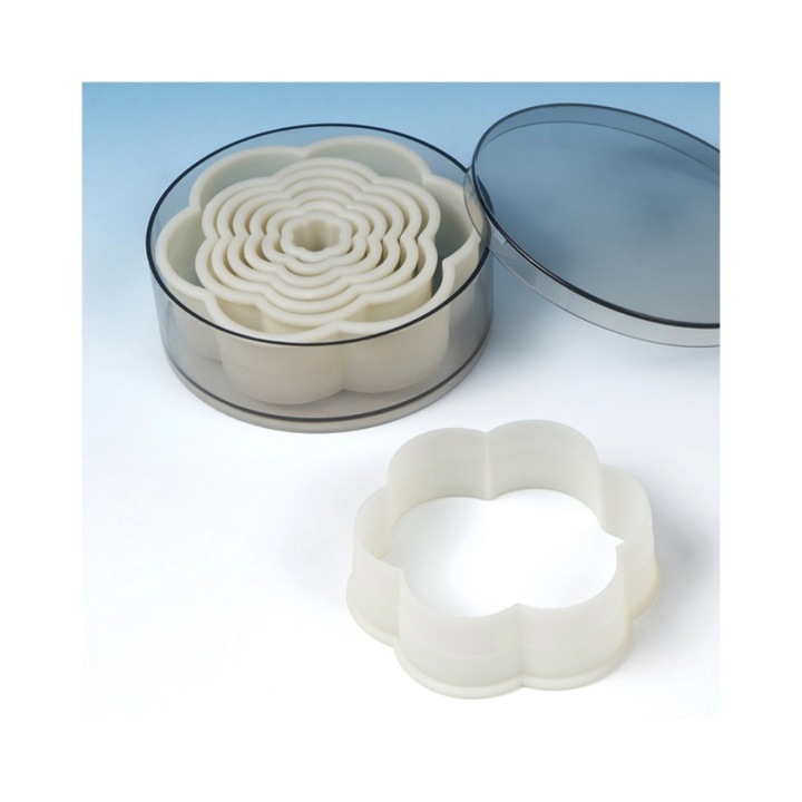 Set decupatoare Flori, 8 buc. -Fat Daddio's