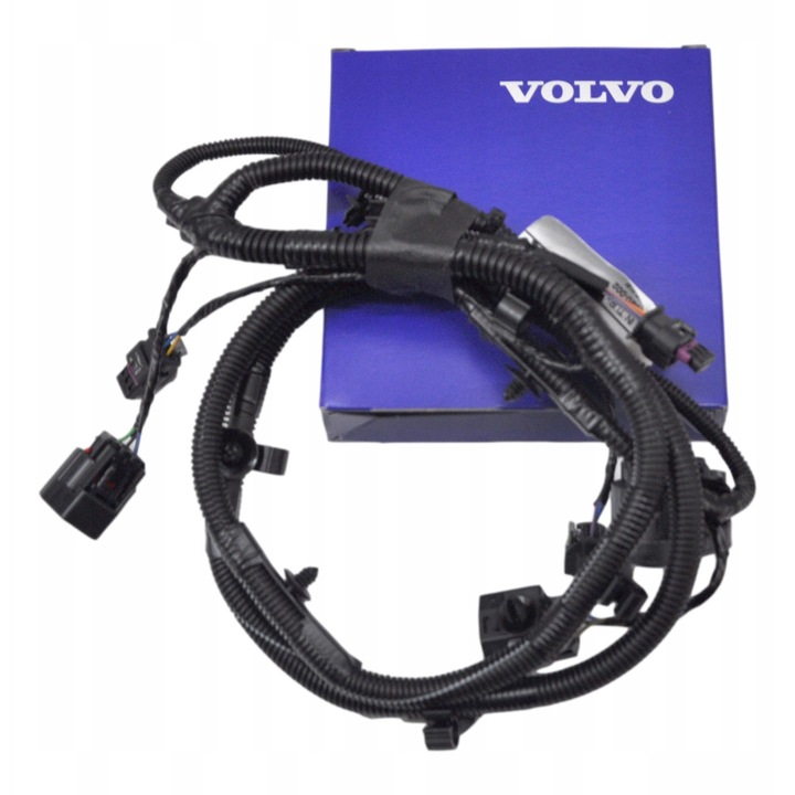 Első lökhárító beépítő kábelköteg Volvo XC60, 2014-2017, eredeti, LED-ekkel és parkolóradarral