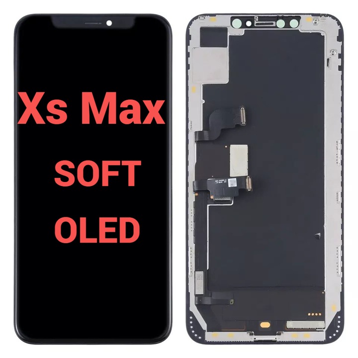 Display Ecran Lcd pentru Iphone Xs Max Soft Oled Negru