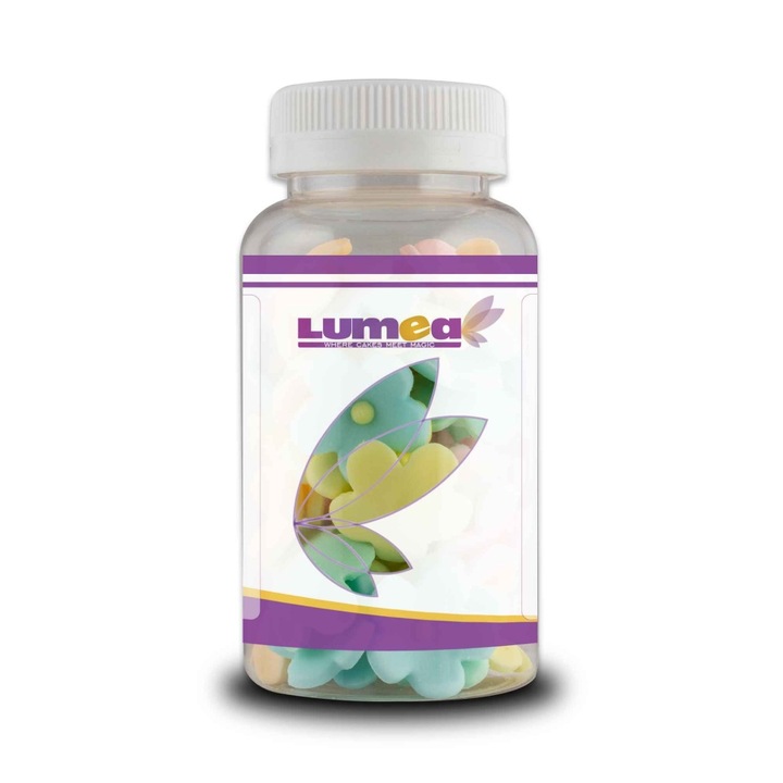 Floricele din zahar Pale mix, 60g - Lumea