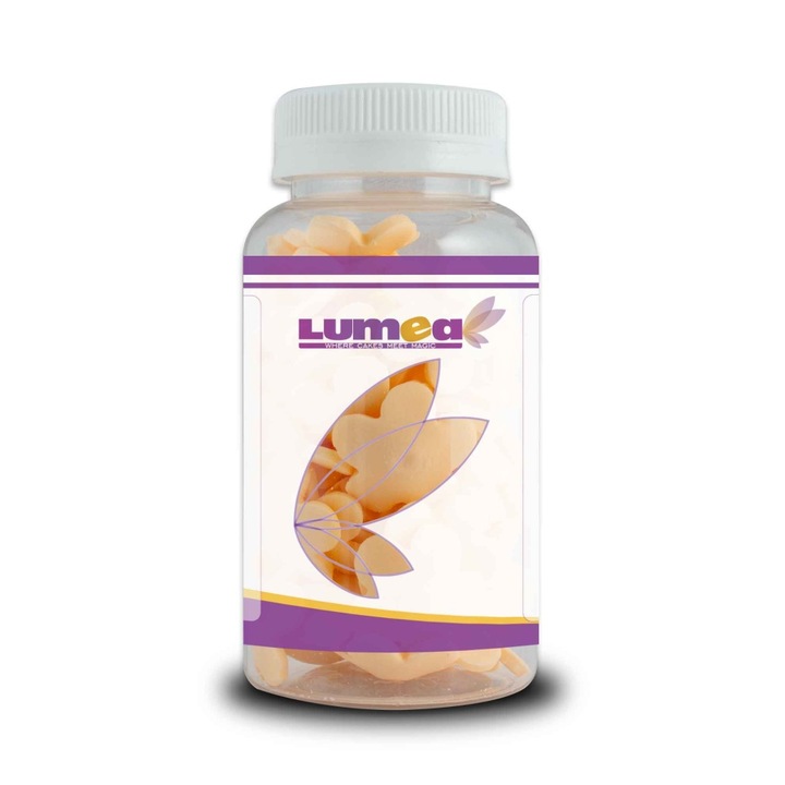 Floricele din zahar, culoare Piersica cu Miez Rosu, 60g - Lumea