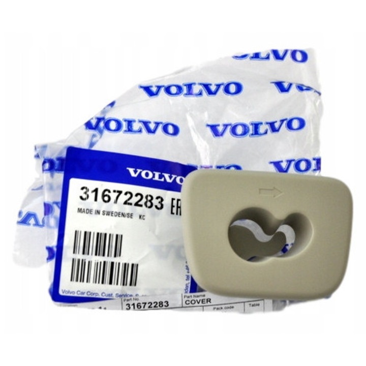 Suport vertical drept pentru plasa de bagaje Volvo, culoare Blond, 32130720, piese auto originale