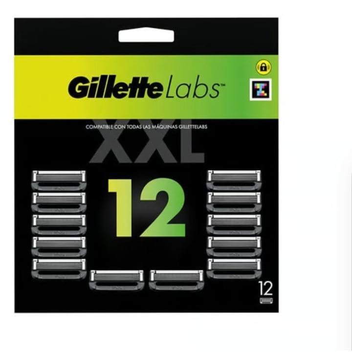 Rezerve de ras Gillette Labs set de 12 bucati