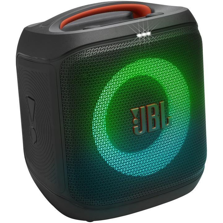 Преносим високоговорител JBL Partybox Encore Essential 2, 100W, Bluetooth, 15 часа живот на батерията, IPX4, Черен