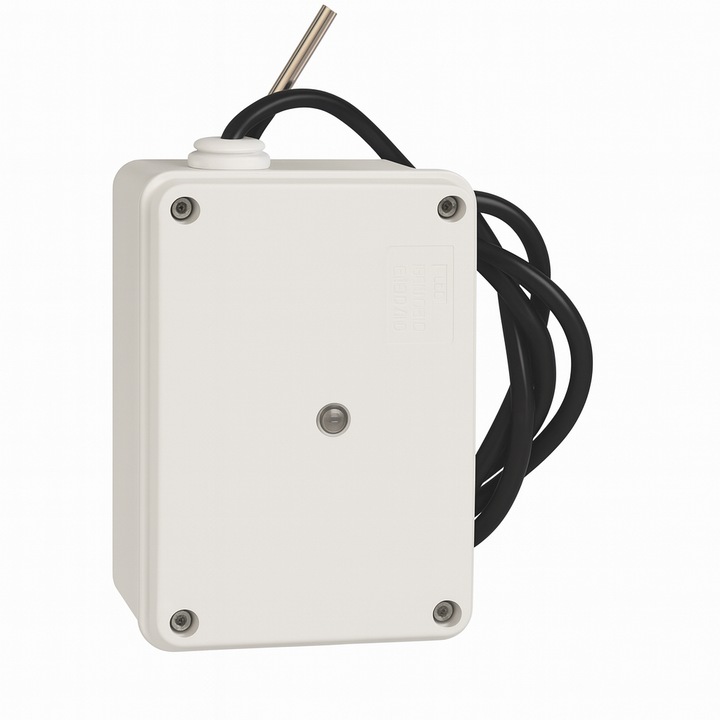 Termostat de siguranta cu sonda de imersie Giacomini K373Y012, 230V, reglaj 40-80 C, IP55, cablu 2m