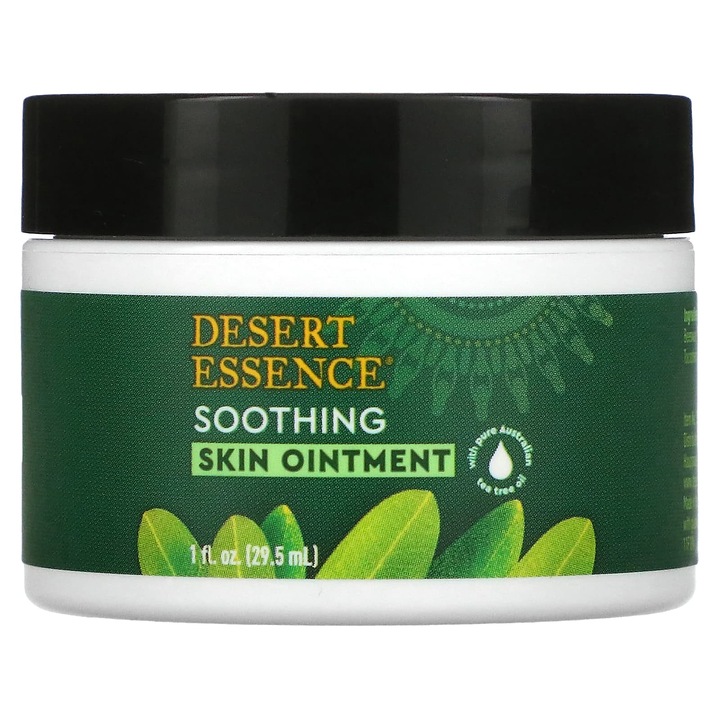 Desert Essence nyugtató bőrbalzsam, 29,5 ml, teafaolajjal, gluténmentes, nem tesztelt állatokon