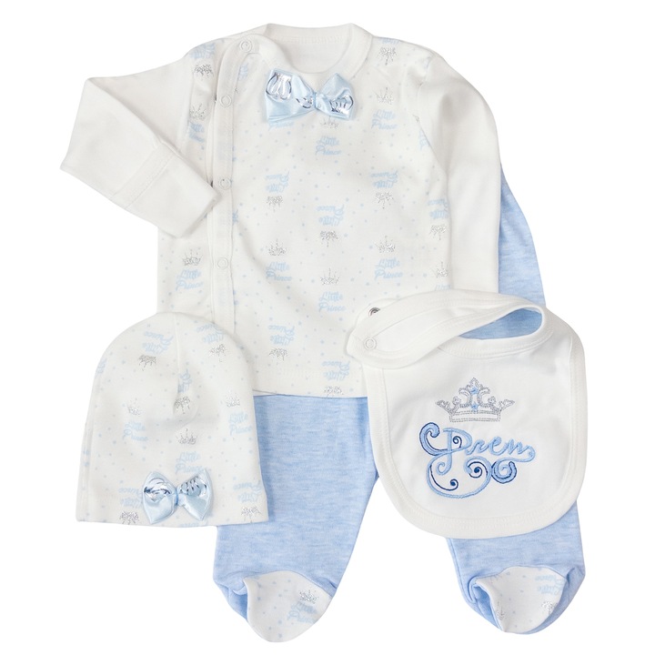 Set pentru nou-nascuti, 4 piese, Model Printisor 62 CM