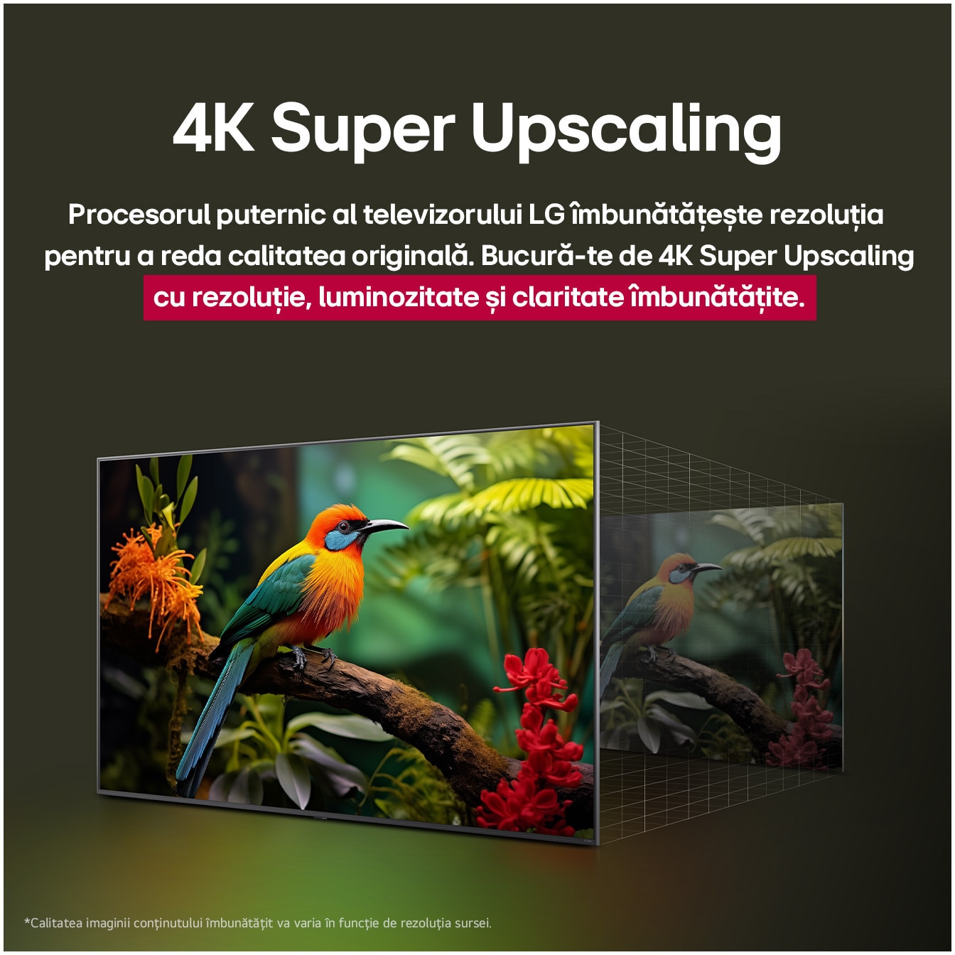 Televizor LG LED 55UA74003LB, 139 cm, Smart, 4K Ultra HD, Clasa G (Model 2025)