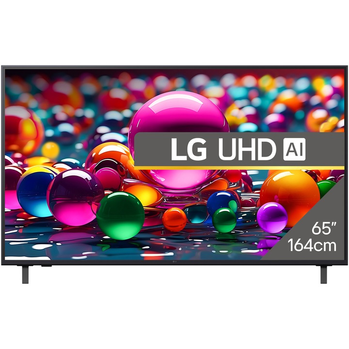 Телевизор LG LED 65UA74003LB, 65" (164 см), Smart, 4K Ultra HD, Клас F (Модел 2025)