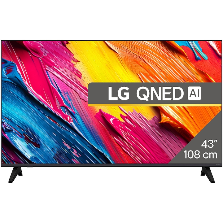 Телевизор LG QNED 43QNED70A6A, 43" (108 см), Smart, 4K Ultra HD, Клас G (Модел 2025)