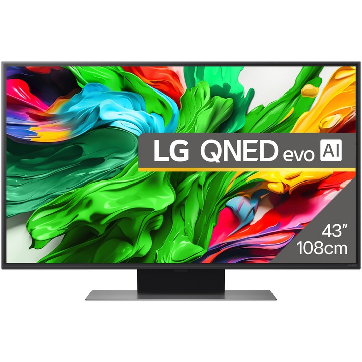 Телевизор LG QNED 43QNED86A3C, 43" (108 см), Smart, 4K Ultra HD, Клас G (Модел 2025)