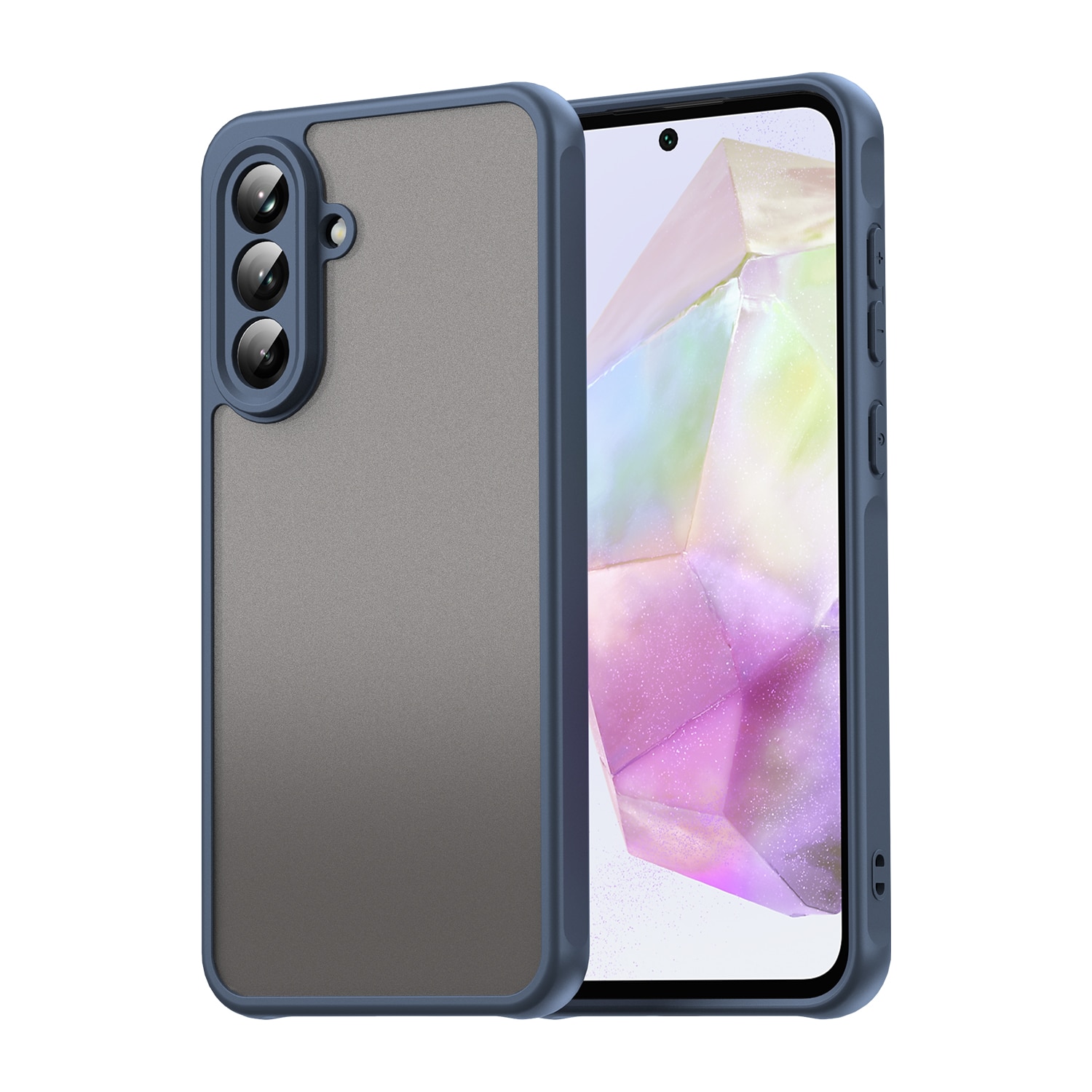 Carcasa EJANBO pentru Samsung Galaxy A56-5G, albastra, TPU, slim