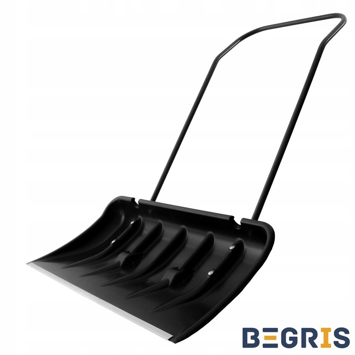 Lopata de zapada Begris, 140x82cm, cu roti, negru