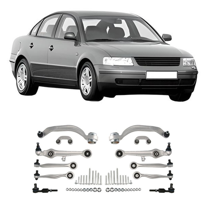 Set Kit Suspensie Brate Fata VW PASSAT B5 (3B2) 1.9 TDI Syncro/4motion Cod Motor AFN, AVG Din 1997/06 - 2000/08, 81KW 110CP 1896CMC, REINHOCH SUSPENSION