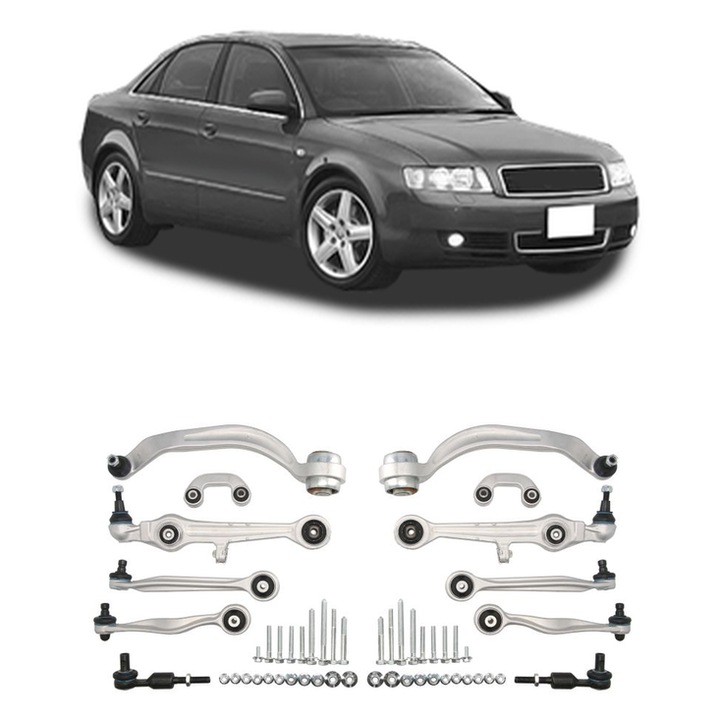 Set Kit Suspensie Brate Fata VW PASSAT B5.5 (3B3) 1.8 T 20V Cod Motor AWT Din 2000/11 - 2005/05, 110KW 150CP 1781CMC, REINHOCH SUSPENSION