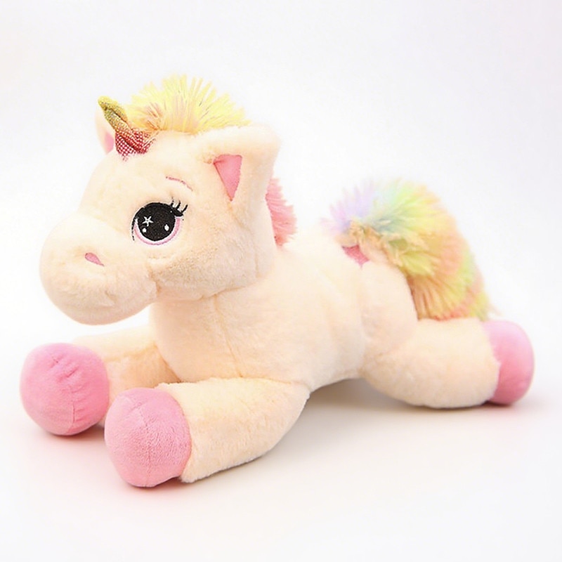Jucarie de plus unicorn, jucarie draguta de plus pentru copii cu coada ...