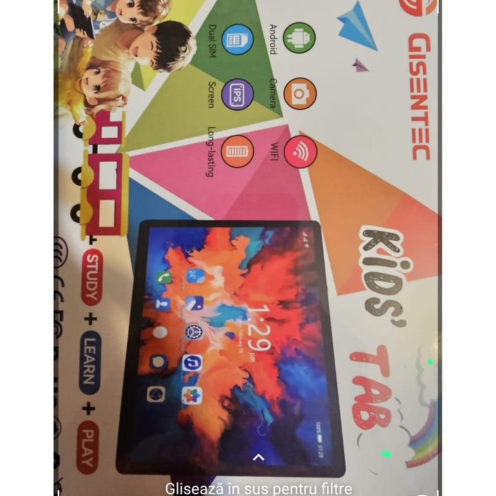 Tableta 10.1 inch, 128 GB, 1280x800, dual sim